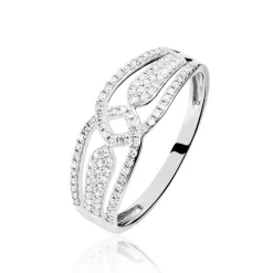 Bague Diana Or Blanc Diamant