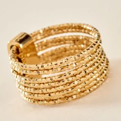 Bague Dion Acier Jaune