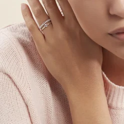 Bague Dolfina Or Jaune Oxyde De Zirconium