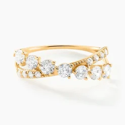 Bague Dorean Or Jaune Oxyde De Zirconium