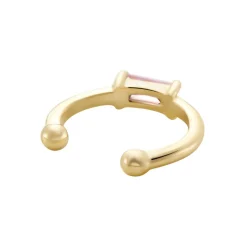 Bague D'oreille Unitaire Grishilde Plaqué Or Oxyde De Zirconium