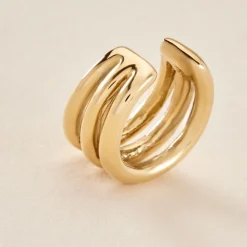 Bague D'oreille Unitaire Lauri Acier Doré