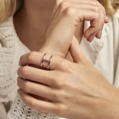 Bague Drusilla Argent Blanc