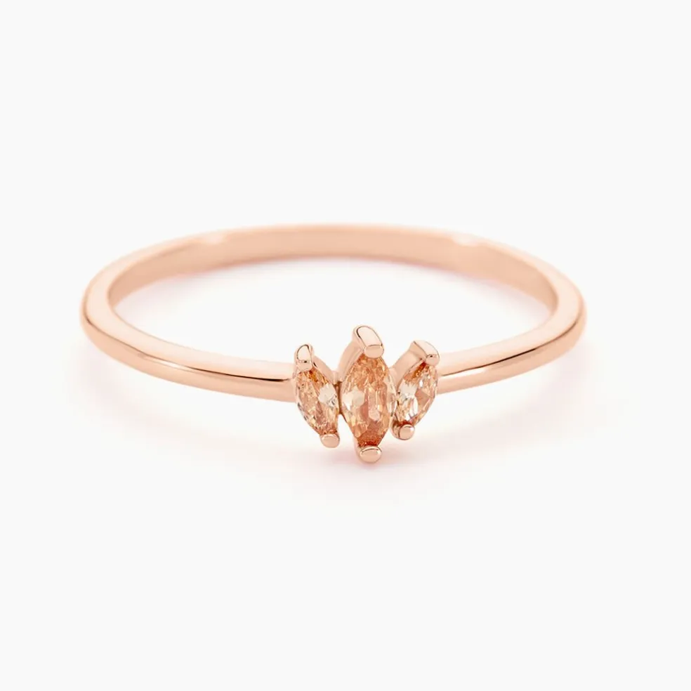 Bague Duchesse Argent Blanc Oxyde De Zirconium