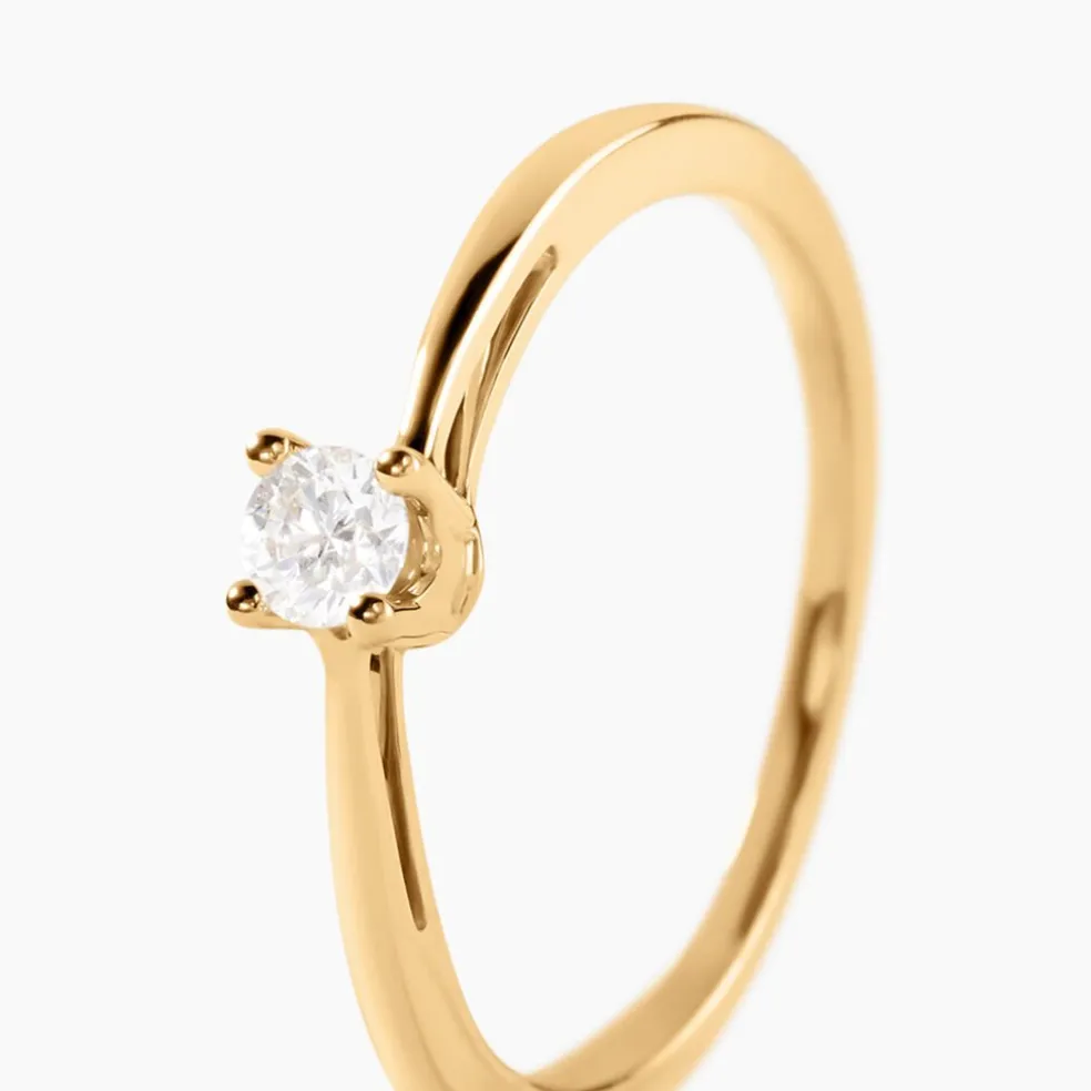 Bague Dympna Or Jaune Diamant