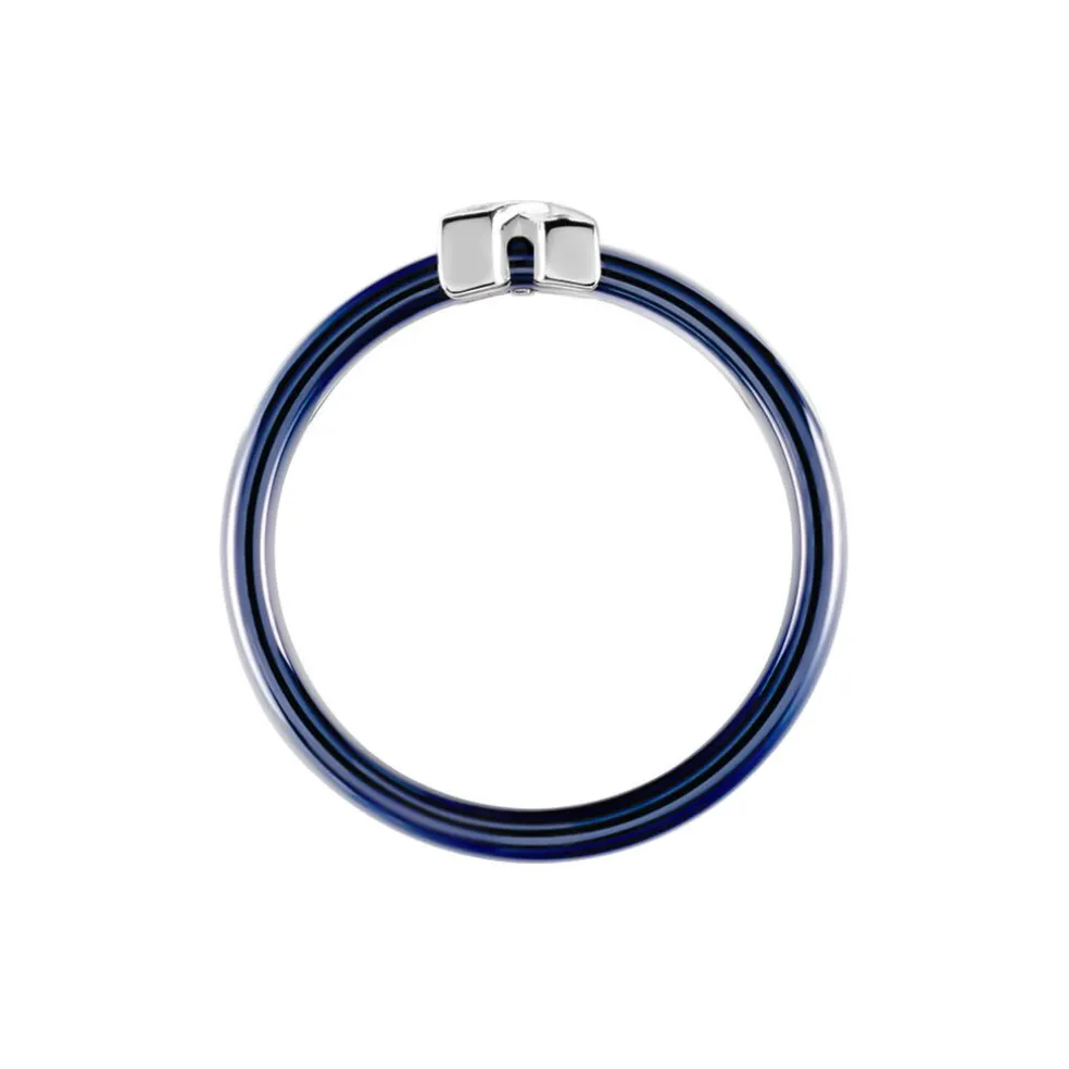 Bague Edwin Argent Blanc Céramique Oxyde