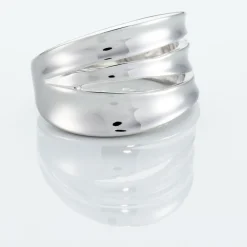 Bague Edwyna Argent Blanc