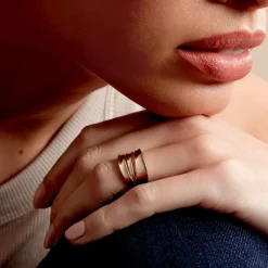 Bague Edwyna Plaqué Or Jaune