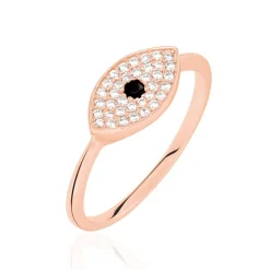 Bague Eldia Argent Rose Oxyde De Zirconium