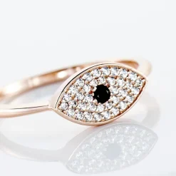 Bague Eldia Argent Rose Oxyde De Zirconium