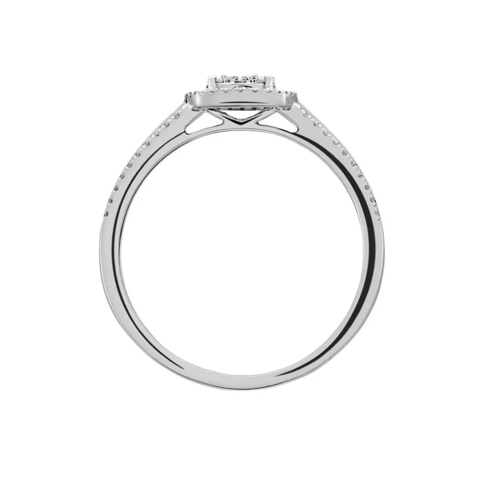 Bague Eleonoora Platine Blanc Diamant