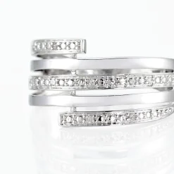 Bague Eleonore Or Blanc Diamant