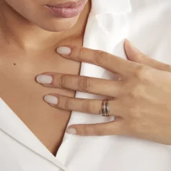 Bague Eleonore Or Tricolore Diamant