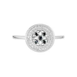 Bague Elfidiane Or Blanc Diamant