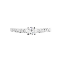Bague Eliisa Or Blanc Diamant