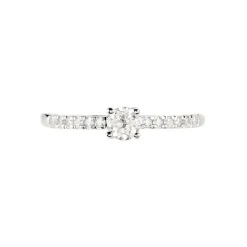 Bague Eliisa Or Blanc Diamant