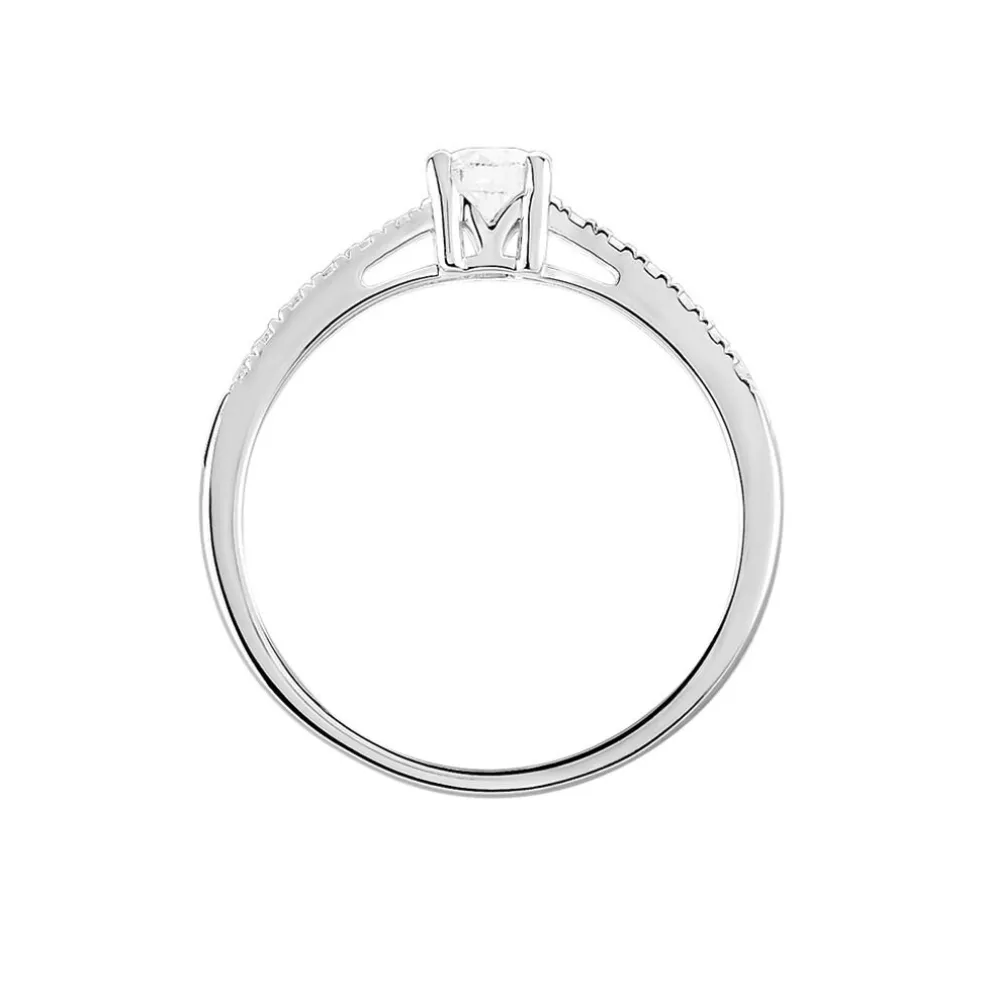 Bague Eliisa Or Blanc Diamant