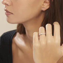 Bague Eliisa Or Blanc Diamant
