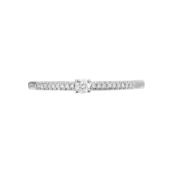 Bague Eliisa Or Blanc Diamant