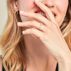 Bague Eliisa Or Blanc Diamant