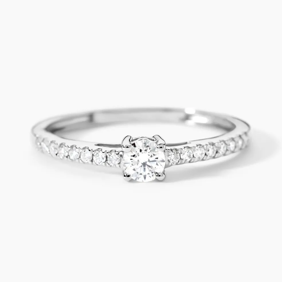 Bague Eliisa Platine Blanc Diamant