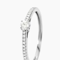 Bague Eliisa Platine Blanc Diamant