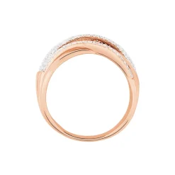 Bague Elodea Or Rose Diamant