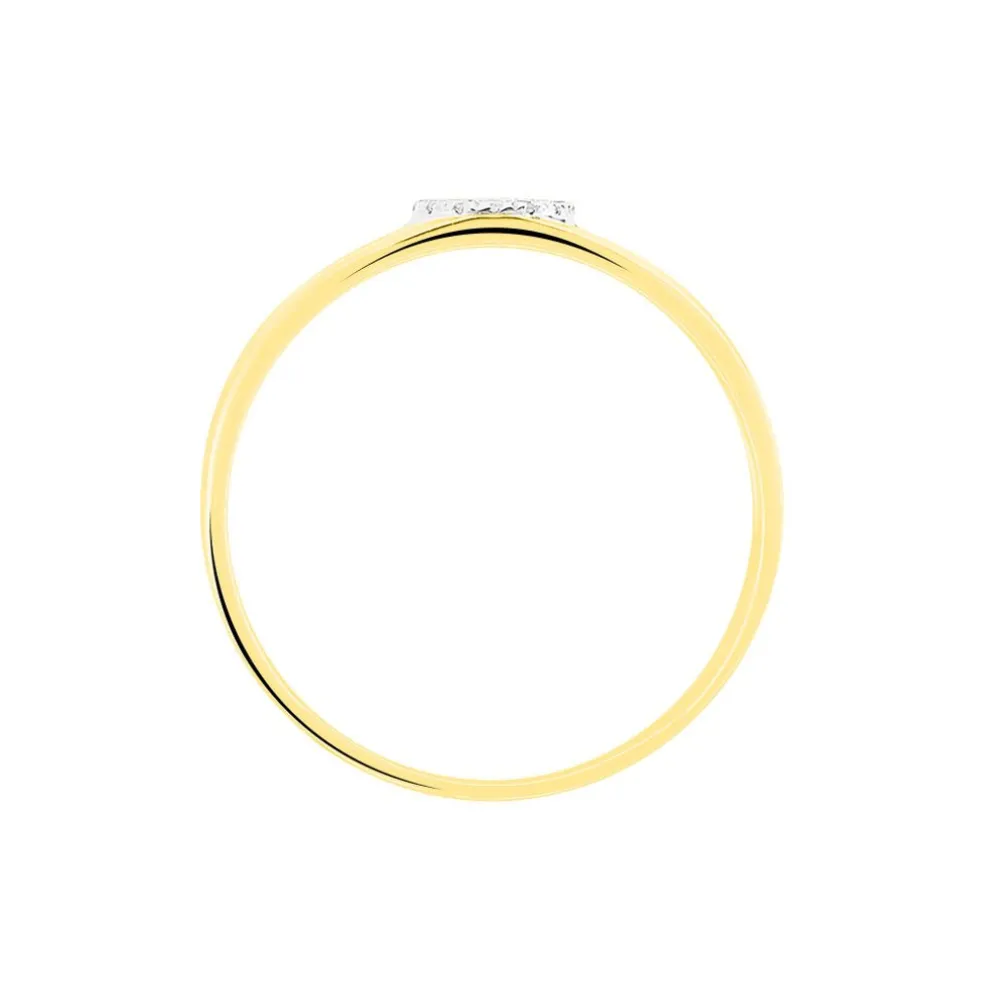 Bague Elsa Or Bicolore Diamant