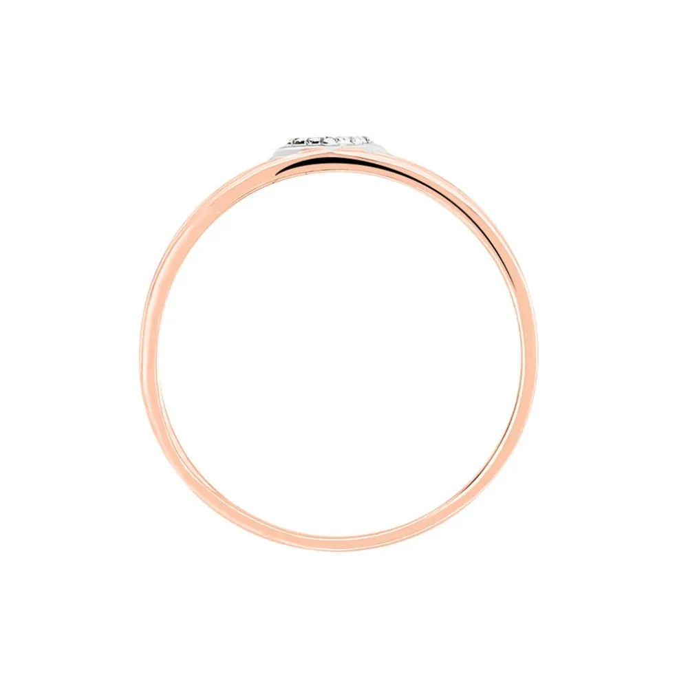 Bague Elsa Or Bicolore Diamant