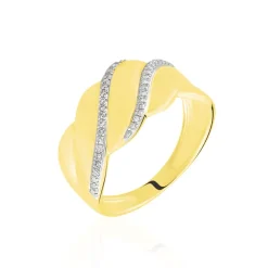 Bague Elyanne Or Jaune Diamant