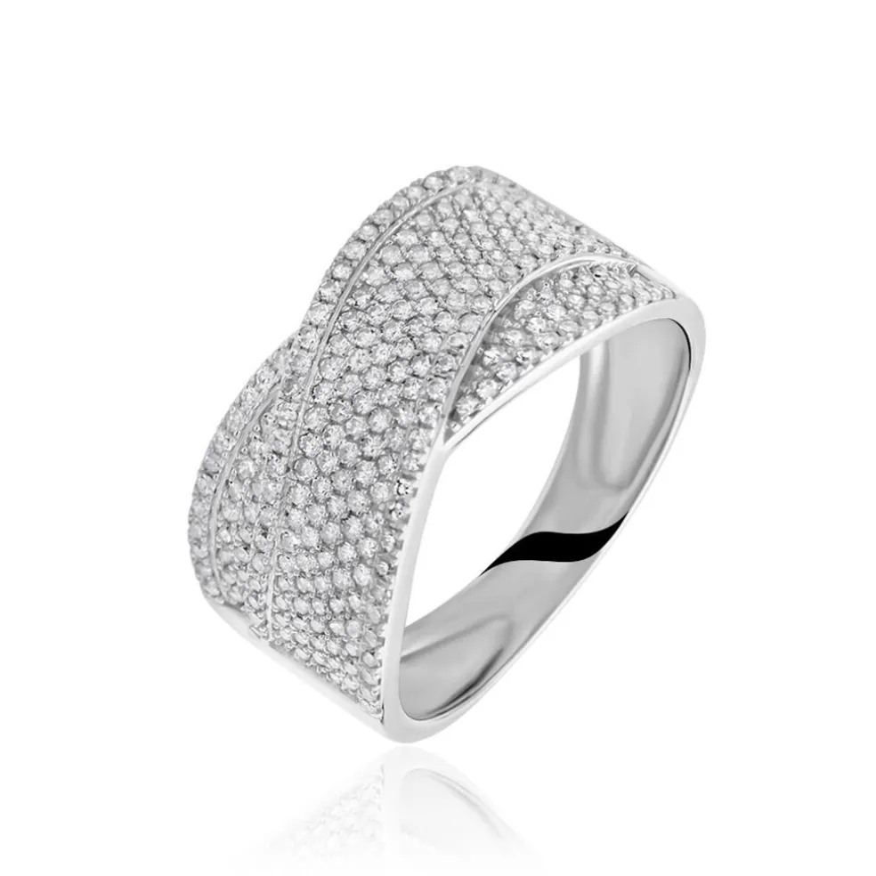Bague Elyne Or Blanc Diamant