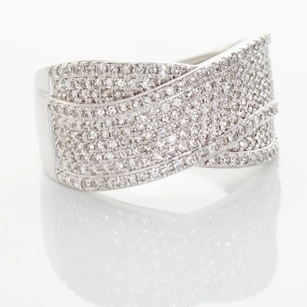 Bague Elyne Or Blanc Diamant
