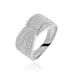 Bague Elyne Or Blanc Diamant