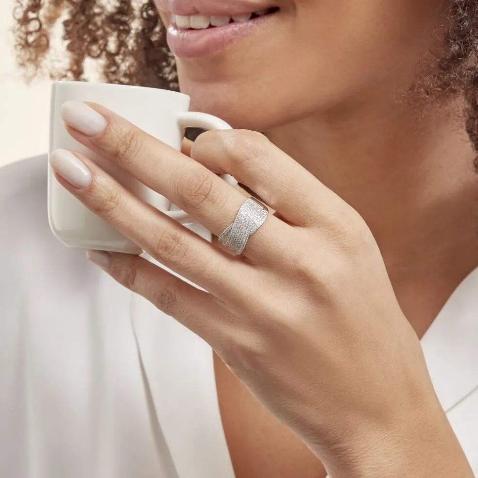 Bague Elyne Or Blanc Diamant