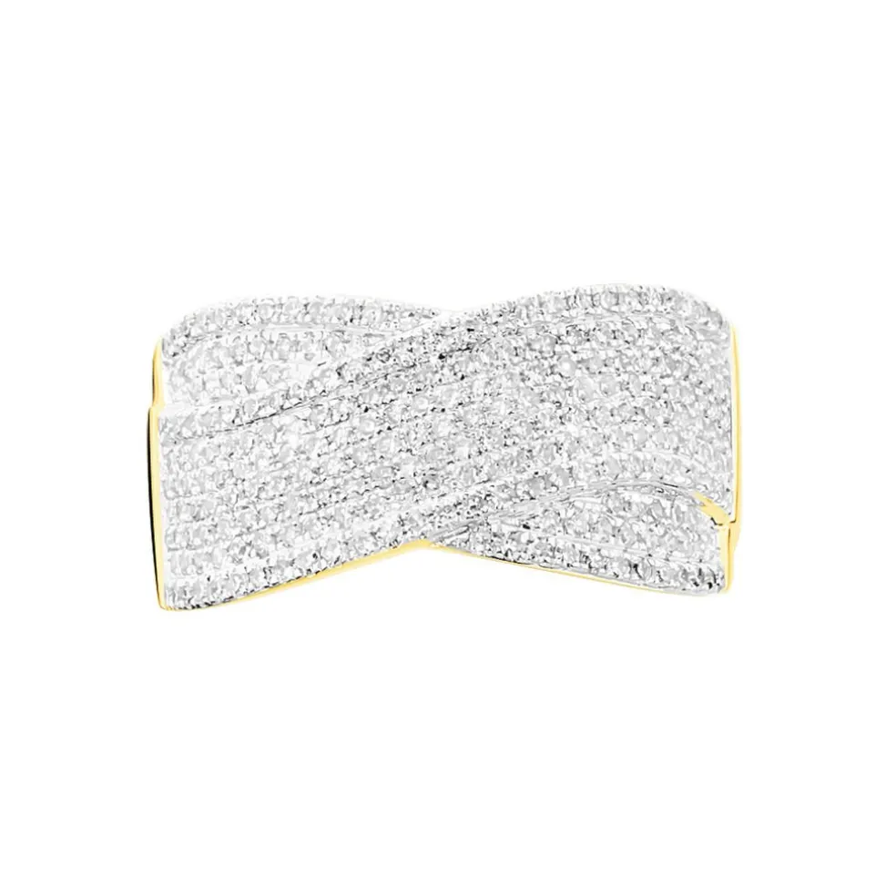 Bague Elyne Or Jaune Diamant