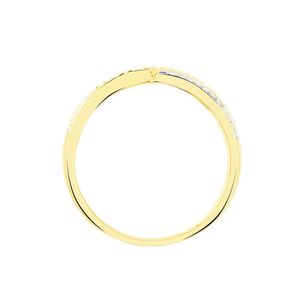 Bague Elyne Or Jaune Diamant