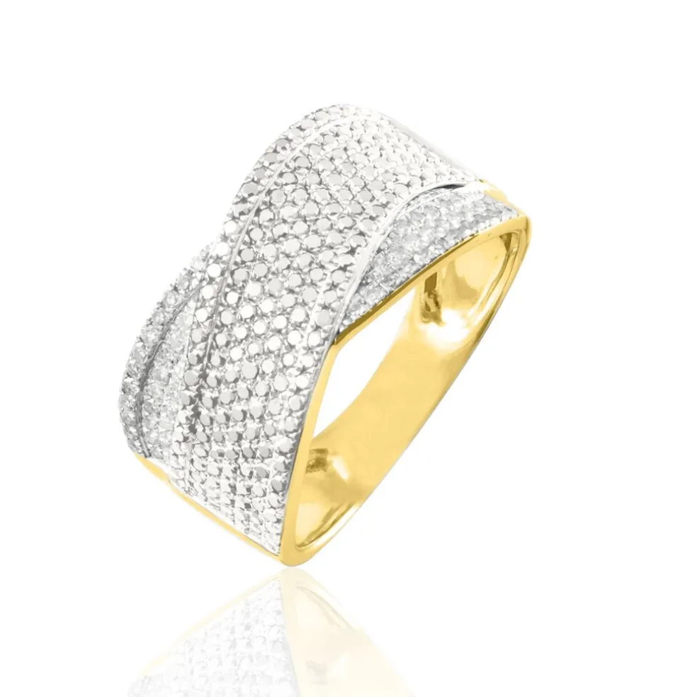 Bague Elyne Or Jaune Diamant