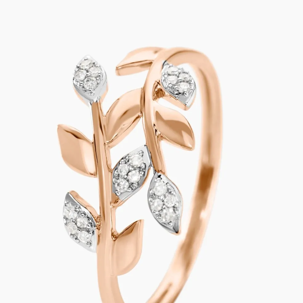 Bague Emelyne Or Rose Diamant