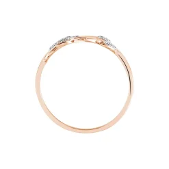 Bague Emelyne Or Rose Diamant