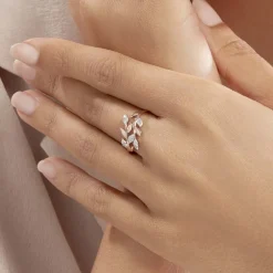 Bague Emelyne Or Rose Diamant