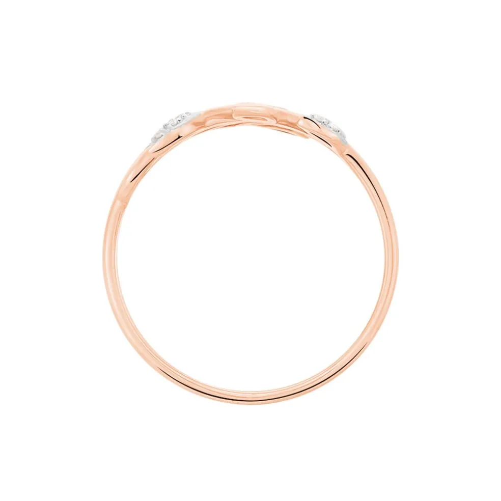 Bague Emelyne Or Rose Diamant