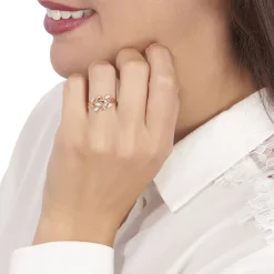 Bague Emelyne Or Rose Diamant