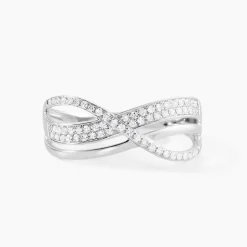 Bague Emilie Or Blanc Diamant