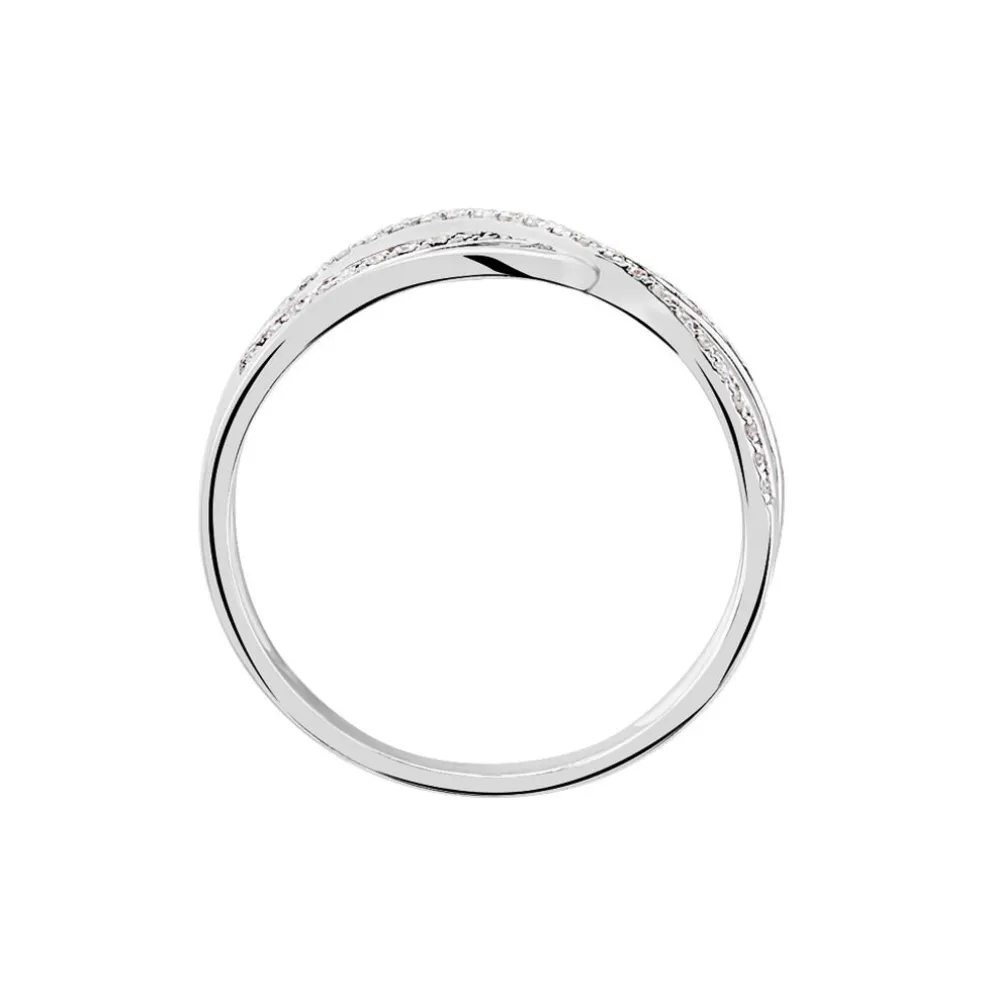 Bague Emilie Or Blanc Diamant
