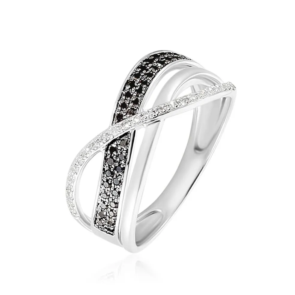 Bague Emilie Or Blanc Diamant