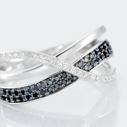 Bague Emilie Or Blanc Diamant