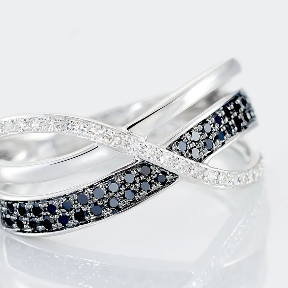 Bague Emilie Or Blanc Diamant
