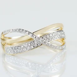 Bague Emilie Or Jaune Diamant