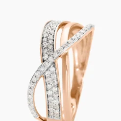 Bague Emilie Or Rose Diamant