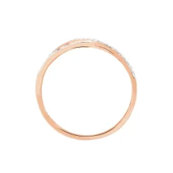 Bague Emilie Or Rose Diamant